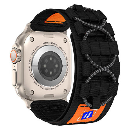 Vendas Apple Watch Ultra 49mm Zore KRD-99 Hasır Kordon