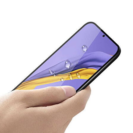 Vendas Samsung Galaxy A55 Zore Kenarları Kırılmaya Dayanıklı Cam Ekran Koruyucu