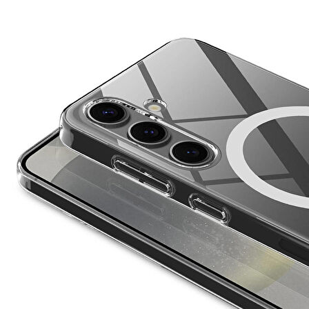 Vendas Samsung Galaxy S24 Plus Kılıf Kamera Korumalı Magsafe Sert PC Zore Porto Kapak