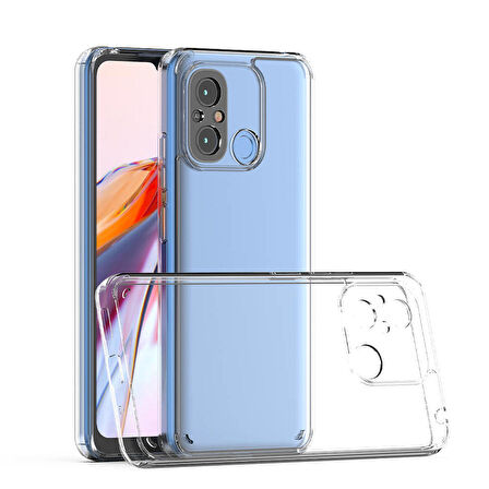 Vendas Xiaomi Redmi 12C Uyumlu Kılıf Darbe Dirençli Arka Çıkıntılı Magic Smooth Coss Kapak