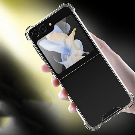 Vendas Samsung Galaxy Z Flip 5 Kılıf Zore Nitro Anti Shock Silikon