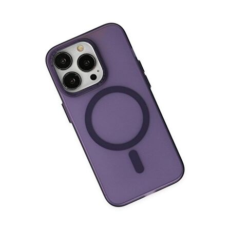Vendas iPhone 14 Pro Max Uyumlu Kılıf Lodos Magneticsafe Mat Sert PC Kapak