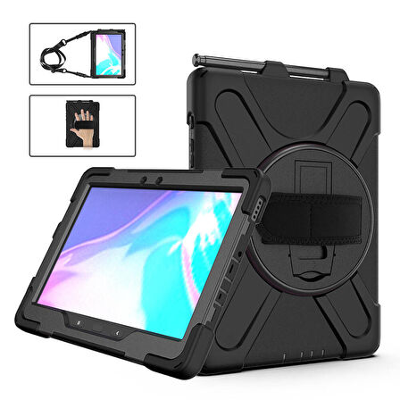 Vendas Samsung Galaxy Tab Active Pro 10.1 T540 Zore Defender Tablet Silikon Kapak