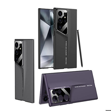 Vendas Samsung Galaxy S23 Ultra Kılıf Ultra İnce Kamera Korumalı Sert Rubber Zore Procase Kapak