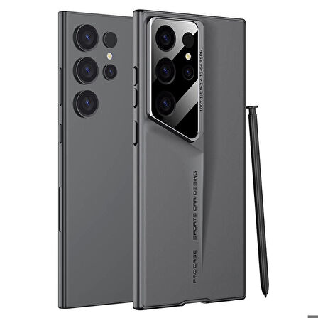 Vendas Samsung Galaxy S23 Ultra Kılıf Ultra İnce Kamera Korumalı Sert Rubber Zore Procase Kapak
