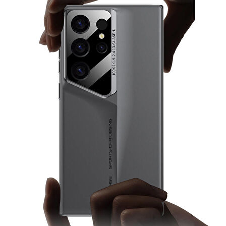 Vendas Samsung Galaxy S23 Ultra Kılıf Ultra İnce Kamera Korumalı Sert Rubber Zore Procase Kapak
