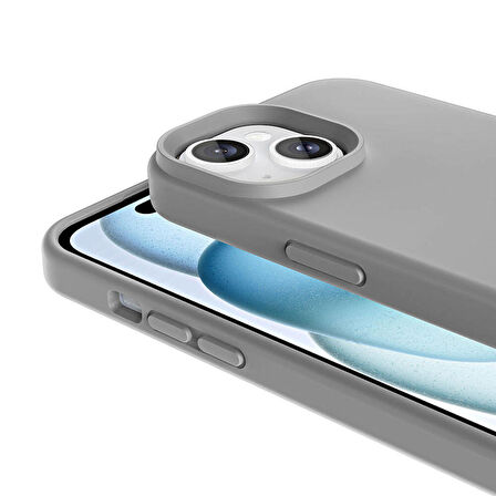 Vendas iPhone 14 Kılıf Magsafe Şarj Özellikli Sıvı Teknolojili Silinebilir Sert Zore Kivi Kapak