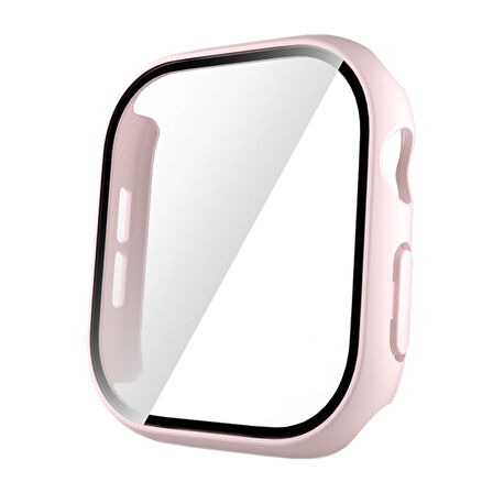 Vendas Apple Watch Serisi 10 46mm Sert PC Kasa ve Ekran Koruyucu Zore Watch Gard 35