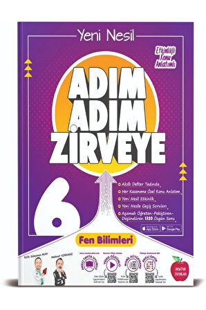 Newton Yayınları 6 Sınıf Fen Bilimleri Adım Adım Zirveye Soru Bankası