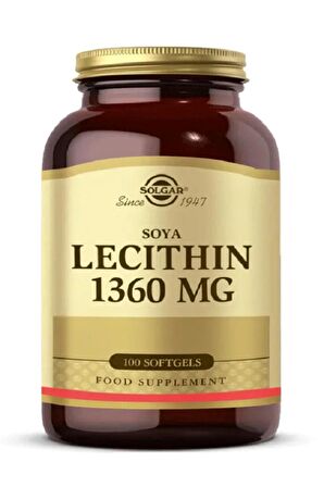 Lecithin 1360  mg 100 Kapsül