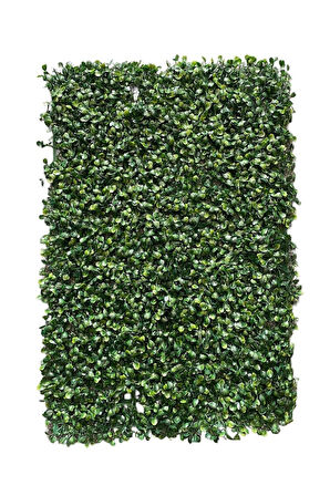 Ve-al Dekoratif Yapay Bitki Duvar Kaplama Panel Şimşir Tabaka 40x60 Cm Yeşil Dikey Bahçe