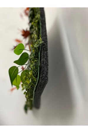 Yapay Çiçek Duvar Kaplama 60'40 Cm Panel Şimşir Dik Duvar Uygulama Çim Dikey Bahçe