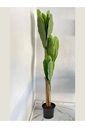 160cm 3 Gövdeli Yapay Ağaç Muz Ağacı Yapay Starliçe 160cm 3 Gövdeli