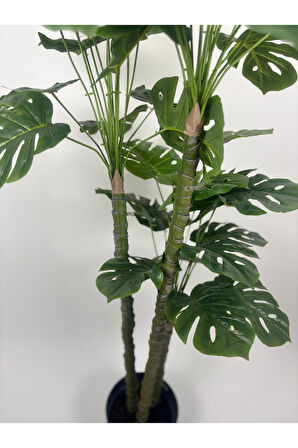170 CM 3 DALLI MONSTERA AĞACI YAPAY