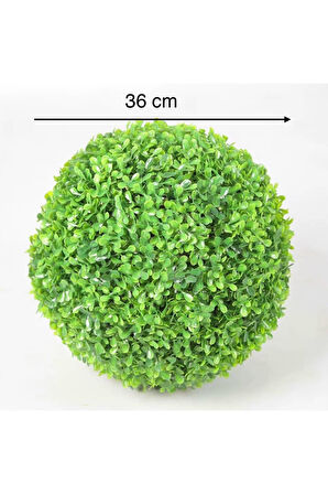 DEKORATİF 36 CM ŞİMŞİR TOP