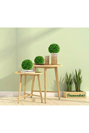 DEKORATİF 36 CM ŞİMŞİR TOP