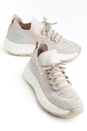 Suins Veina Model Taş İşlemeli Kadın Spor Ayakkabı Sneaker