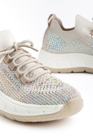 Suins Veina Model Taş İşlemeli Kadın Spor Ayakkabı Sneaker