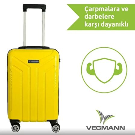 Asyagrup Vegmann Vela Büyük Boy Valiz / Sarı