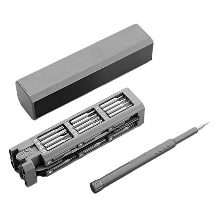 46 in 1 Hassas Tornavida Seti Manyetik Taşınabilir Telefon Pc Tamir Kiti S2 Çelik PH SL Torx Hex
