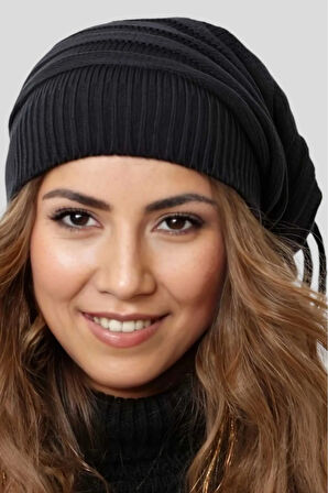 Uniquetrenders Kadın Kışlık Triko Örgü Bere ve Boyunluk