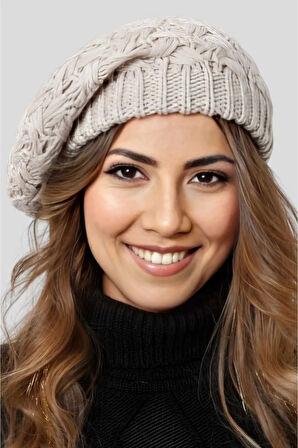 Uniquetrenders Kadın Örgü Triko Ressam Bere