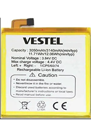 VESTEL Z30 UYUMLU BATARYA