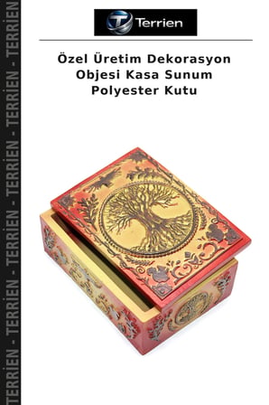 Özel Üretim Dekorasyon Objesi Kasa Sunum Polyester Kutu