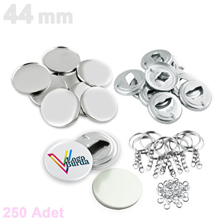 44 mm Buton Şişe Açacağı Anahtarlık Sarf VG44BANS 100 adet