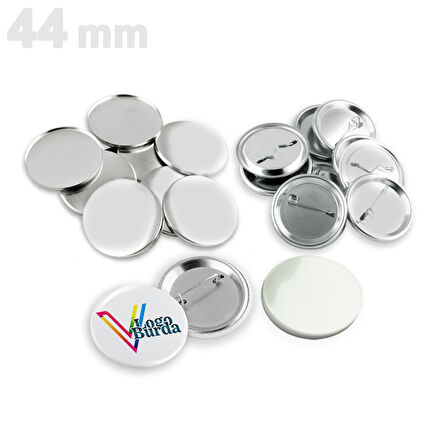 44 mm Buton Rozet (SARF) VG44BRS 100 adet