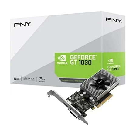 PNY GeForce GT 1030 LP 2GB GDDR4 64Bit Ekran Kartı