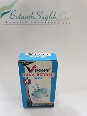 Visser Toz Gıda Boyası (9 Gr) - Mavi