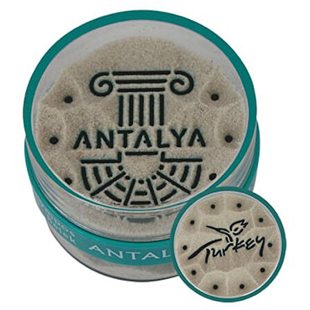 Kum Saat Görseli Antalya & Turkey 12 adet FİYATIDIR VGKT05