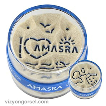 Kum Saat Görseli Amasra & Amasra Harita 12 adet FİYATIDIR VGKT19
