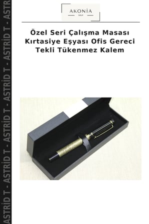 Özel Seri Çalışma Masası Kırtasiye Eşyası Ofis Gereci Tekli Tükenmez Kalem