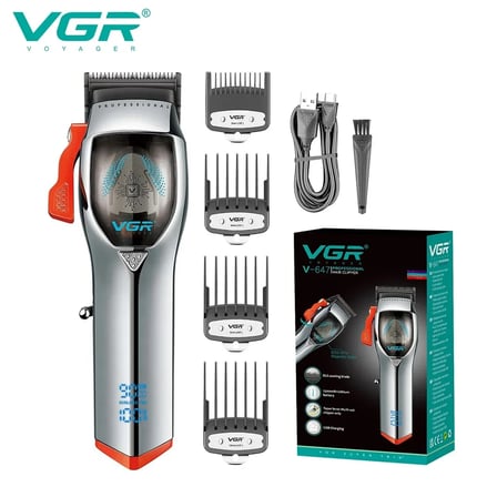 V-647 Tıraş Makinesi - Manyetik Motor Saç Kesme Makinesi Berber Clipper