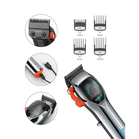 V-647 Tıraş Makinesi - Manyetik Motor Saç Kesme Makinesi Berber Clipper