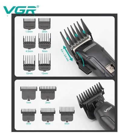 V-694 Berber Tipi 3'lü Saç Sakal Tıraş Makinesi ve Shaver Seti
