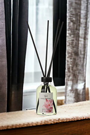 Lilyum Çiçeği Çubuklu Oda Kokusu Esansiyel Uçucu Yağ 50ml