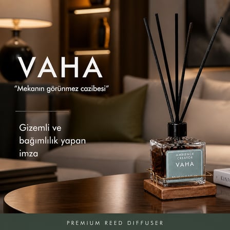 AKS - VAHA REED DIFFUSER / ODA KOKUSU (50ML) - Alkolsüz özel formül