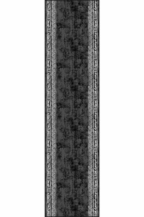 Siyah Kaymaz Çerçeveli Kesme Rulo Özel Ölçülü Yolluk AR1092