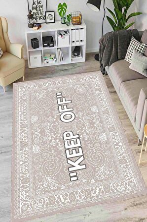 Vizon Kaymaz Taban Yıkanabilir Keep Off Mutfak Halısı AR1174