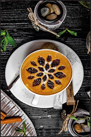 Çok Renkli Kaymaz Tabanlı Cappucino Mutfak Halısı AR1246