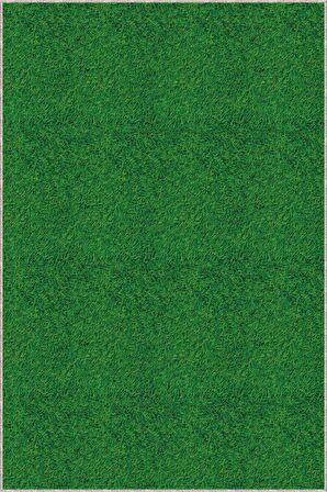 Yeşil Kaymaz 3D Üç Boyutlu Çim Balkon Halısı Yolluk AR1351