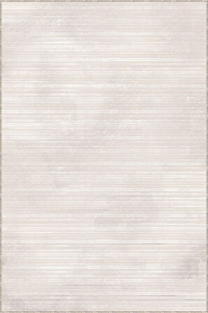 Kemik Kendinden Desenli Kaymaz Tabanlı Dekoratif Halı AR1435