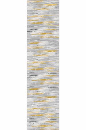 Sarı Kaymaz Vintage Kesme Rulo Halı Özel Ölçülü Yolluk AR262