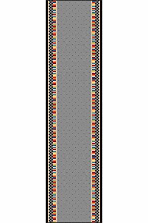 Beyaz Kaymaz Mutfak Kesme Rulo Özel Ölçülü Yolluk Halı AR350