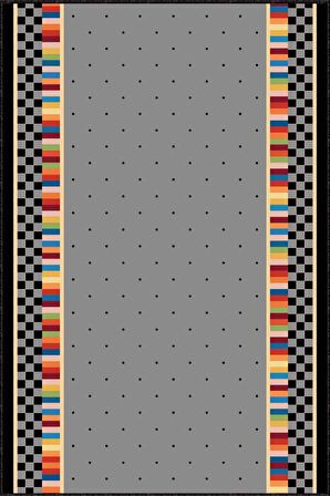 Beyaz Kaymaz Mutfak Kesme Rulo Özel Ölçülü Yolluk Halı AR350