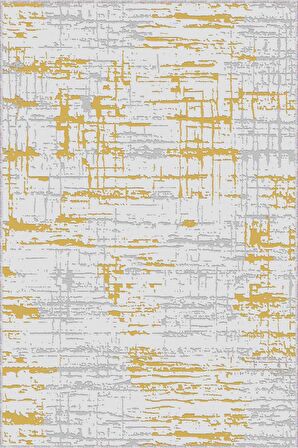 Sarı Kaymaz Vintage Kesme Rulo Özel Ölçülü Yolluk AR363