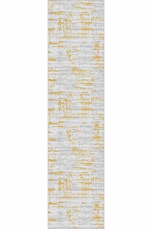 Sarı Kaymaz Vintage Kesme Rulo Özel Ölçülü Yolluk AR363